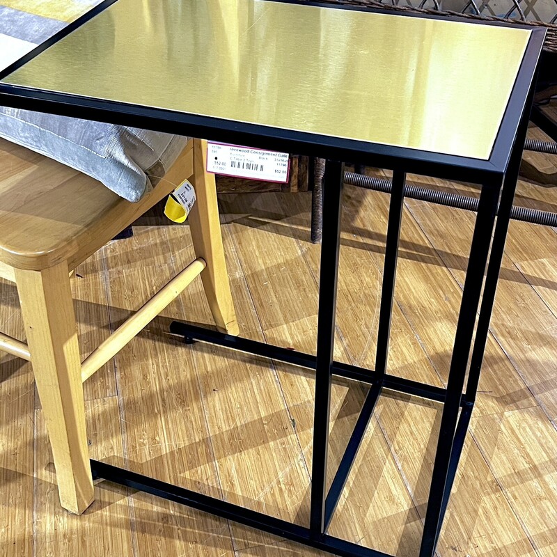 C-Table 2 Tops, Black, Size: 31x16x59