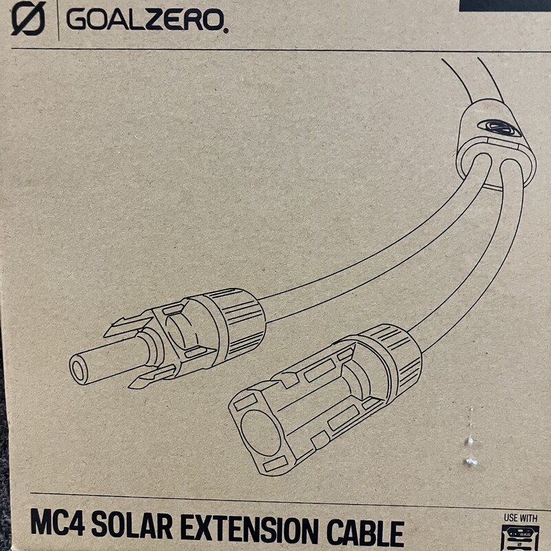 Portable Power Station, Goal Zero,  Yeti 400<br />
with Boulder 90 Solar Panel (new in box)<br />
and MC4 solar extension cable.<br />
<br />
Designed for charging phones, tablets, cameras, and more, the Goal Zero Yeti 400 Lithium can also be used as an alternative to a gasoline-powered inverter generator, running small appliances, lights, even medical devices during short power outages.