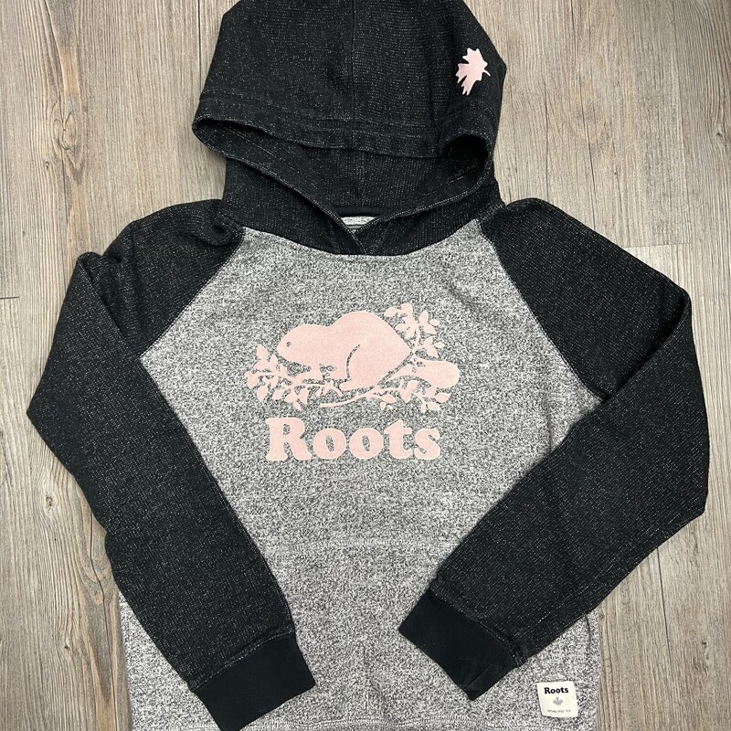 Roots Hoodie, Grey, Size: 13-14Y