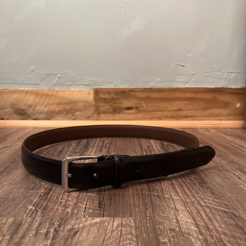 JosABank Leather Belt 36, Black, Size: Adult S