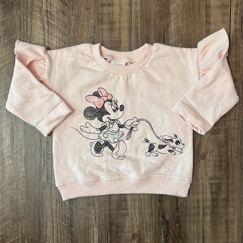 Minnie Mouse Fleece Pullo, Pink, Size: Baby 6-9M