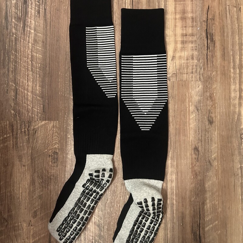 Athletic Grip Socks, Black, Size: Adult O/S