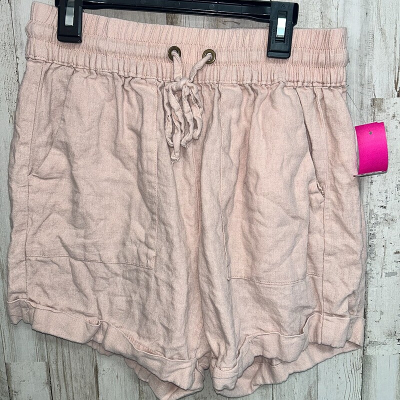 M Blush Drawstring Shorts, Pink, Size: Ladies M