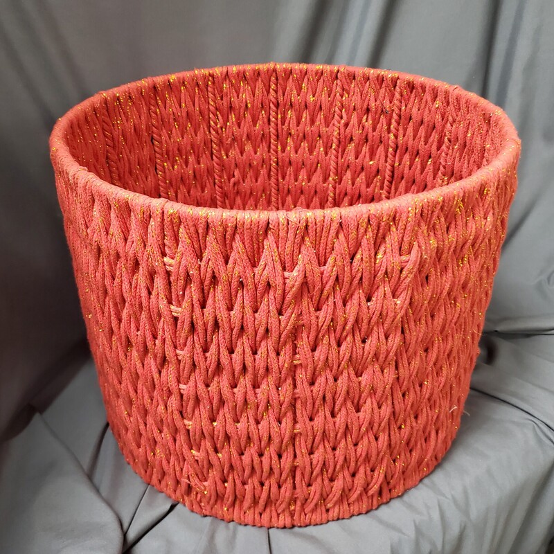 Rope Basket, Red, Size: 18x14