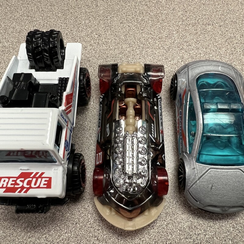 Assorted Cars, Multi, Size: 3 Pc