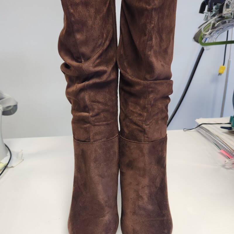 Addition Elle Boots, Brown, Size: 9W
Faux Suede, Wedge Heel
