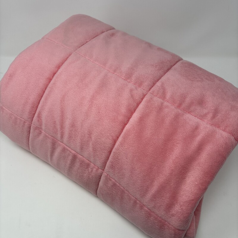 Weighted Blanket
Plush Cover
Pink
Size: Child