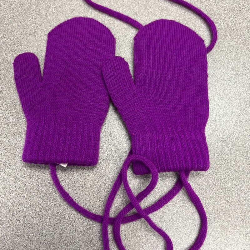 Knit String Mittens