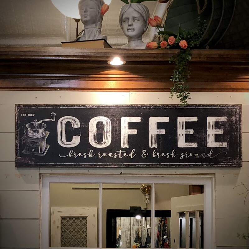 Fresh Roasted Coffee Sign
1105 H x 40 L