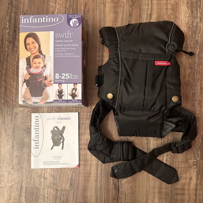Infantino Swift Carrier, Gray, Size: Carriers