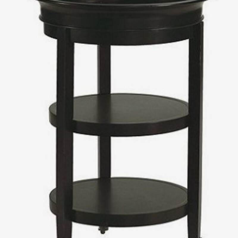 Ballard Design Addison Tray Table
Black with Removable Metal Tray
Rolling Feet
Size: 18x27H
Coordinating Wood  Top Table Sold Separately
