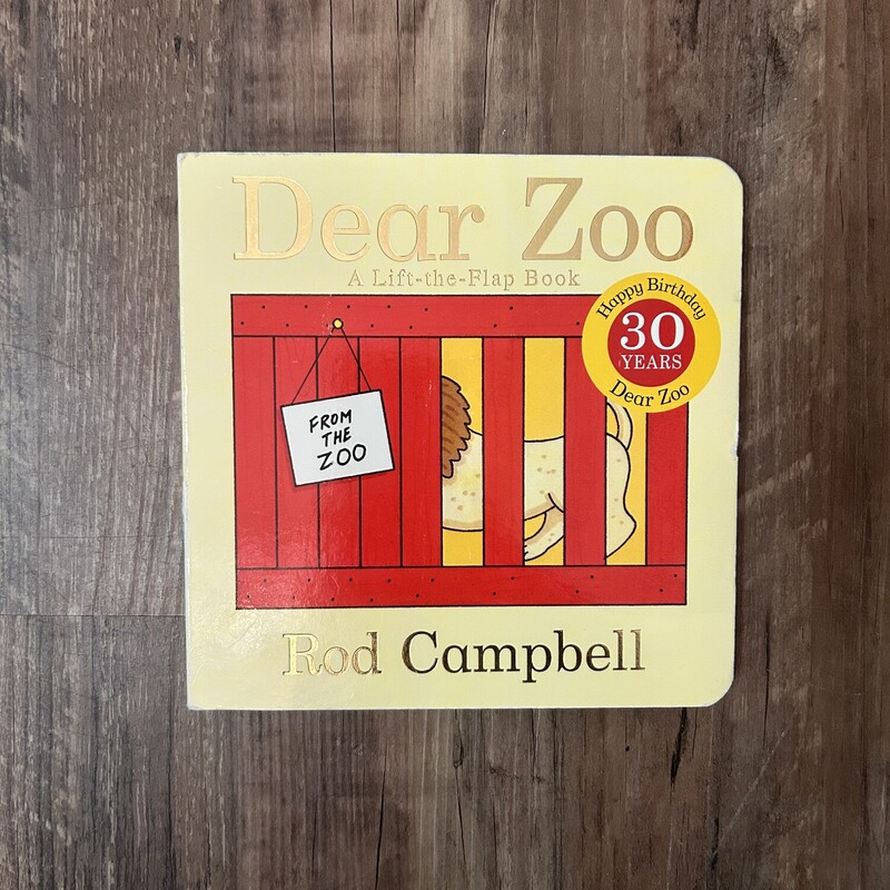 Dear Zoo Board Book, Yellow, Size: Book
