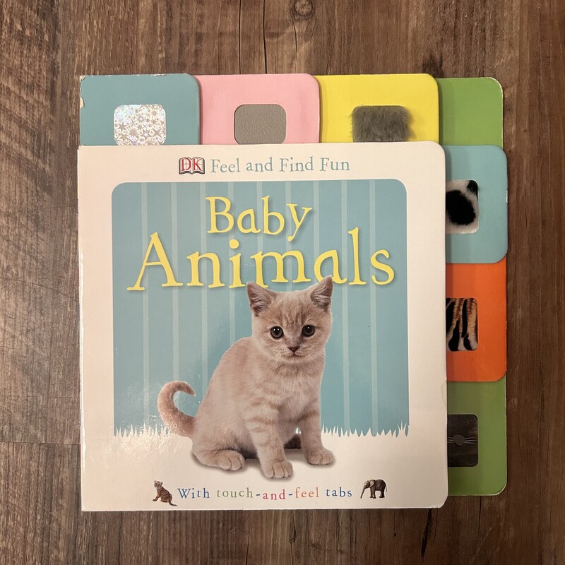 Baby Animals Texture Book, White, Size: Book