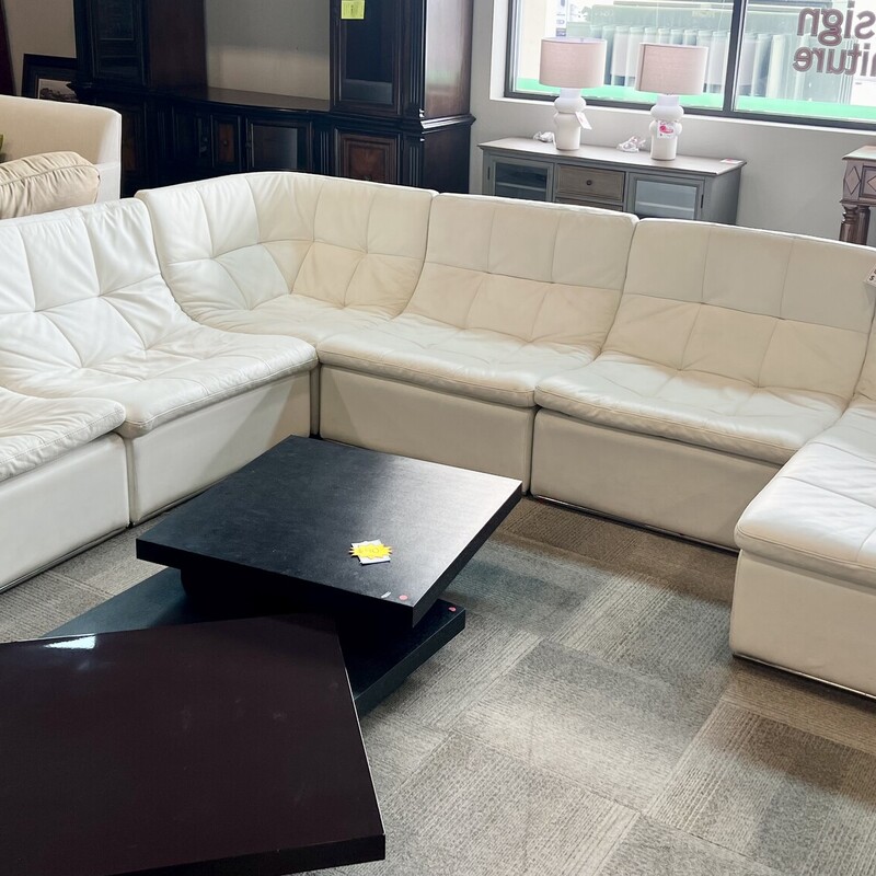 ZGal. White 6piece Sectional