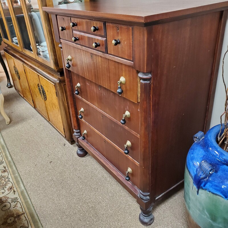 Antique Chest Of Drawers, Size: 38x22x47