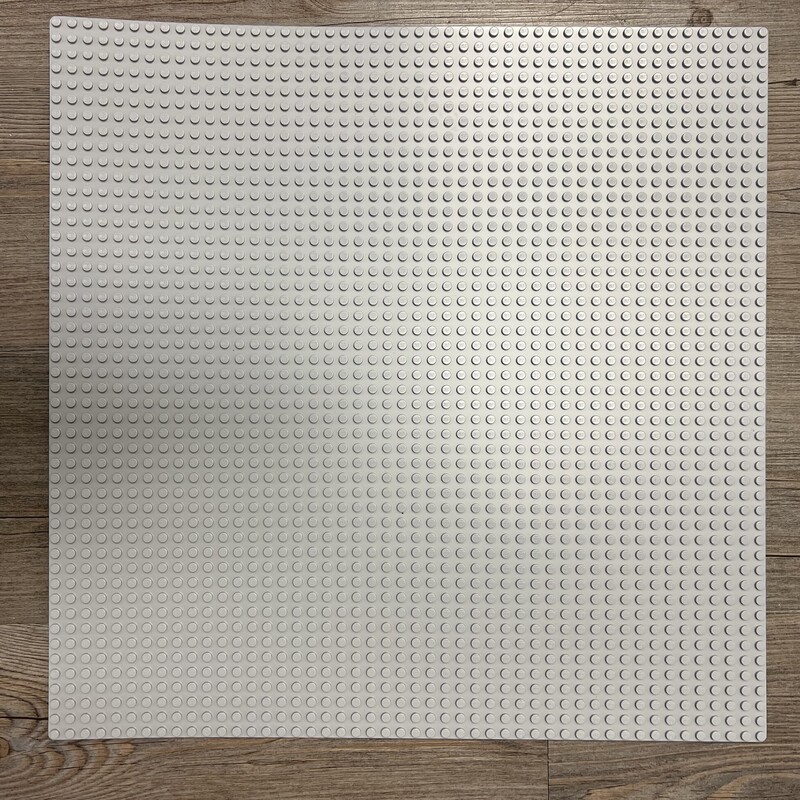Large Lego Base Plate, Grey, Size: 15*15