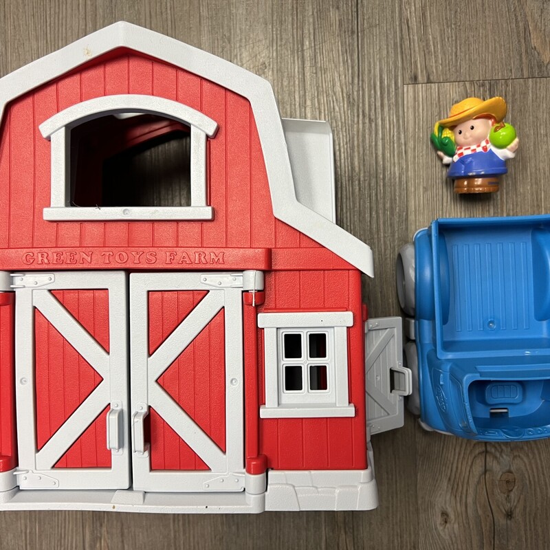Green Toys Barn And Truck, Multi, Size: 12M