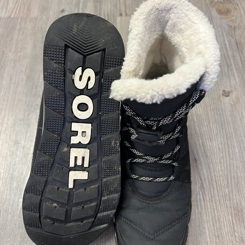 Sorel Winter Boots, Black, Size: 5Y