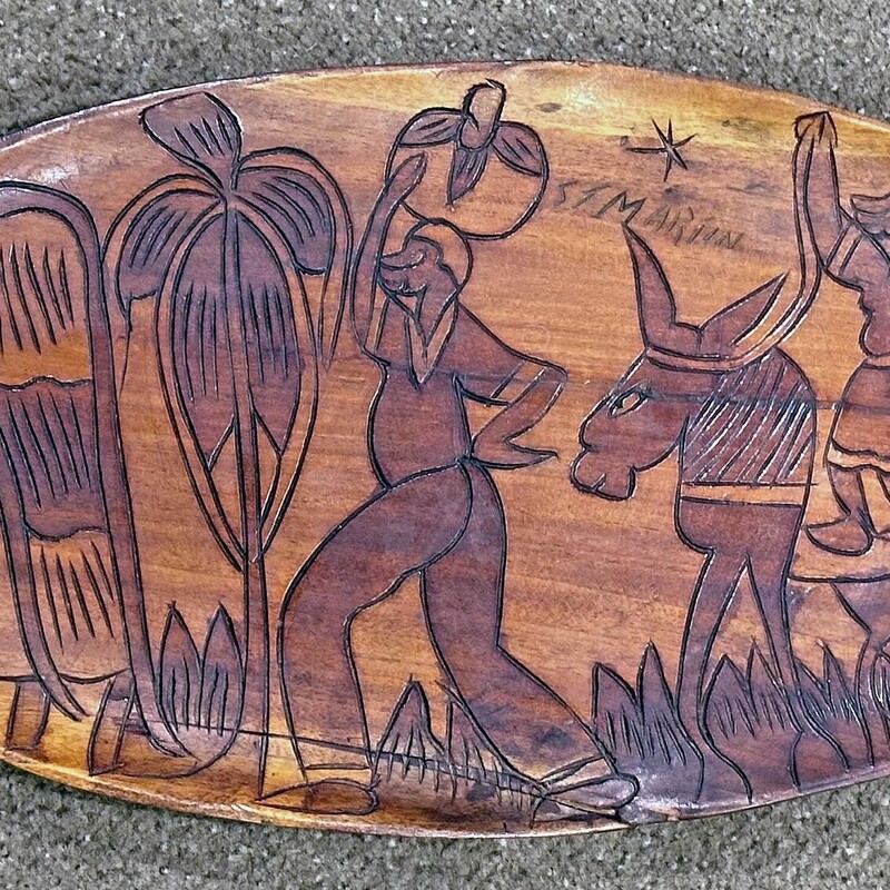 Wooden Carved Platter