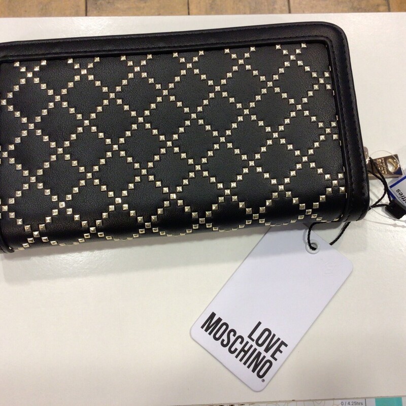 Love Moschino Wallet, Black, Size: M