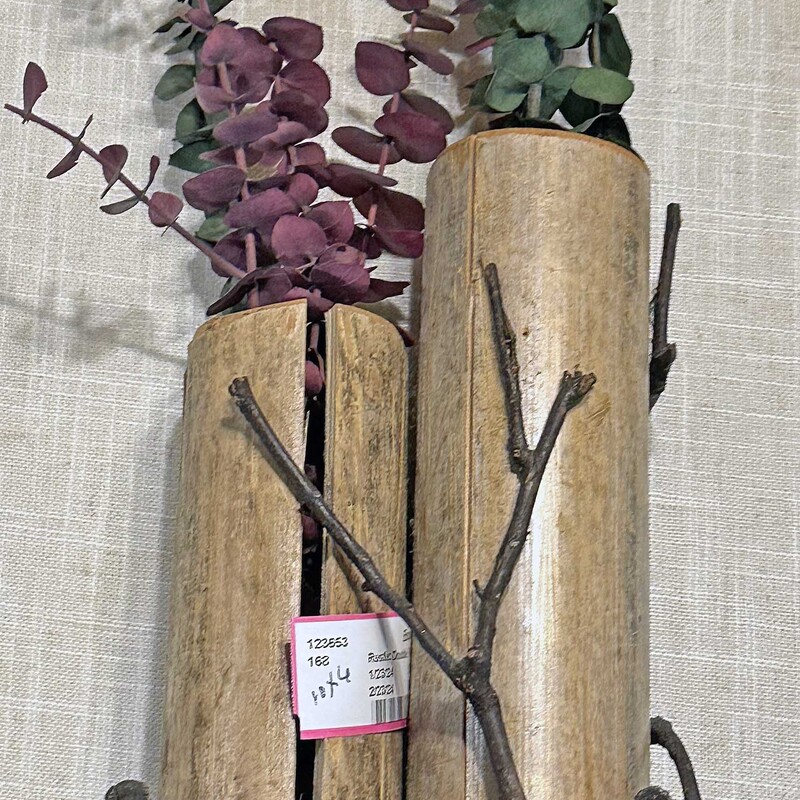 Rustic Double Twig Vase
10 In Tall x 6 In Wide