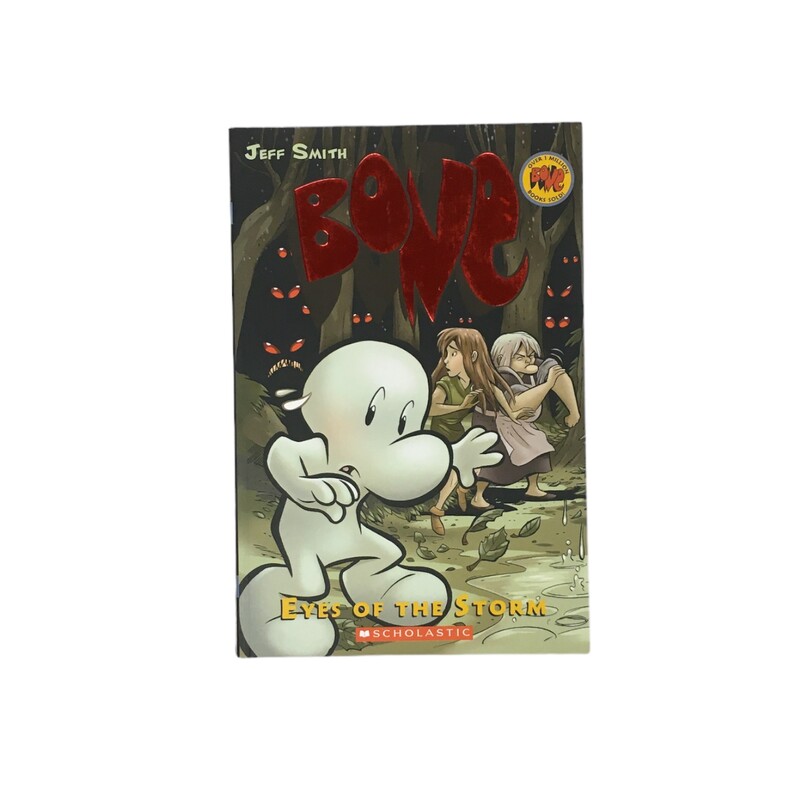 Bone #3, Book; Eyes Of The Strorm

Located at Pipsqueak Resale Boutique inside the Vancouver Mall or online at:

#resalerocks #pipsqueakresale #vancouverwa #portland #reusereducerecycle #fashiononabudget #chooseused #consignment #savemoney #shoplocal #weship #keepusopen #shoplocalonline #resale #resaleboutique #mommyandme #minime #fashion #reseller

All items are photographed prior to being steamed. Cross posted, items are located at #PipsqueakResaleBoutique, payments accepted: cash, paypal & credit cards. Any flaws will be described in the comments. More pictures available with link above. Local pick up available at the #VancouverMall, tax will be added (not included in price), shipping available (not included in price, *Clothing, shoes, books & DVDs for $6.99; please contact regarding shipment of toys or other larger items), item can be placed on hold with communication, message with any questions. Join Pipsqueak Resale - Online to see all the new items! Follow us on IG @pipsqueakresale & Thanks for looking! Due to the nature of consignment, any known flaws will be described; ALL SHIPPED SALES ARE FINAL. All items are currently located inside Pipsqueak Resale Boutique as a store front items purchased on location before items are prepared for shipment will be refunded.