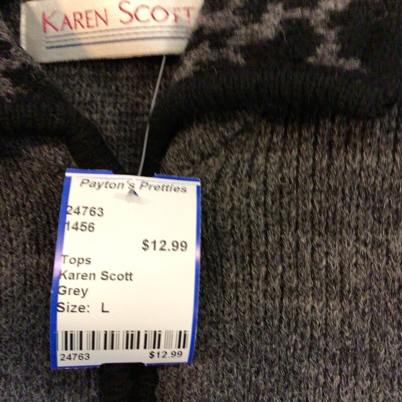 Karen Scott, Grey, Size: L