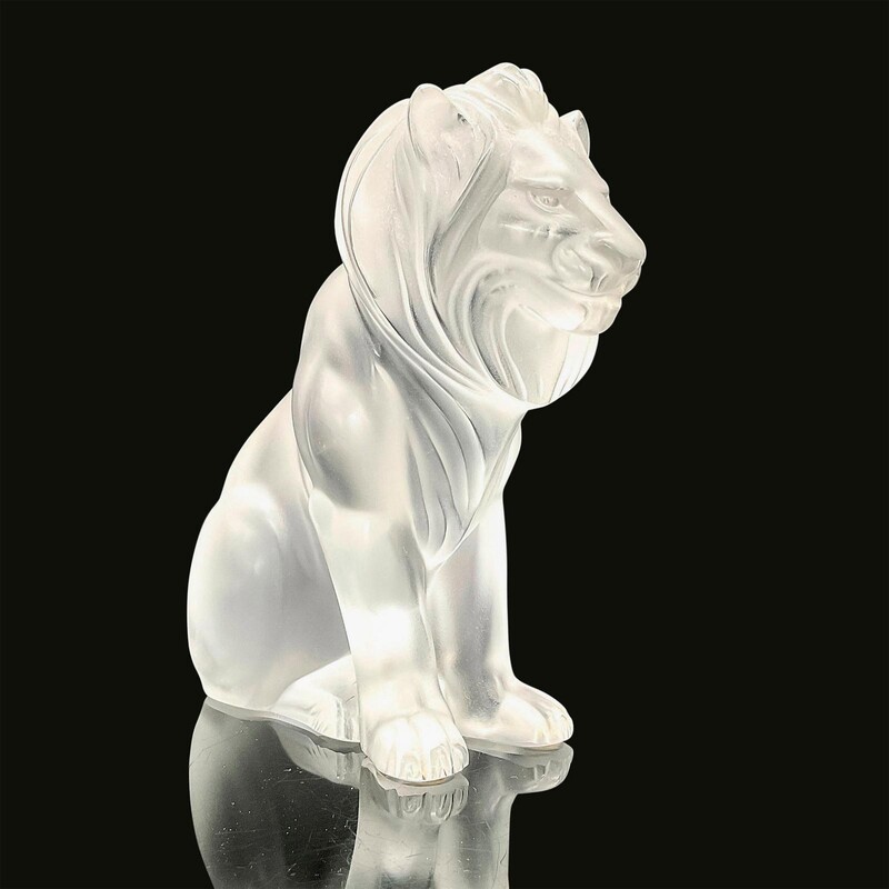 Lalique Sitting Lion