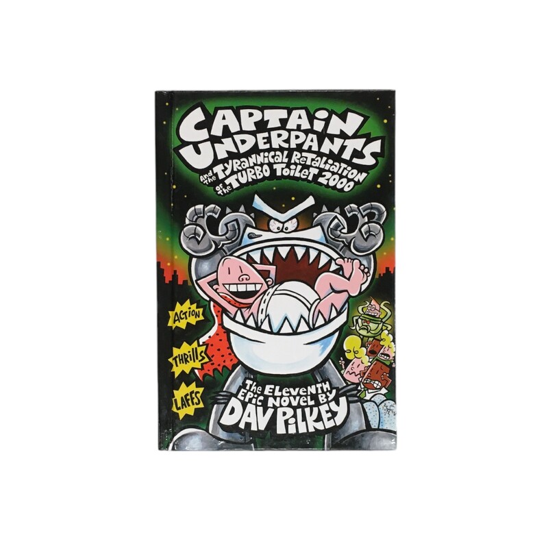 Captain Underpants #11, Book; And The Tyrannical Retaliation Of The Turbo Toilet 2000

Located at Pipsqueak Resale Boutique inside the Vancouver Mall or online at:

#resalerocks #pipsqueakresale #vancouverwa #portland #reusereducerecycle #fashiononabudget #chooseused #consignment #savemoney #shoplocal #weship #keepusopen #shoplocalonline #resale #resaleboutique #mommyandme #minime #fashion #reseller

All items are photographed prior to being steamed. Cross posted, items are located at #PipsqueakResaleBoutique, payments accepted: cash, paypal & credit cards. Any flaws will be described in the comments. More pictures available with link above. Local pick up available at the #VancouverMall, tax will be added (not included in price), shipping available (not included in price, *Clothing, shoes, books & DVDs for $6.99; please contact regarding shipment of toys or other larger items), item can be placed on hold with communication, message with any questions. Join Pipsqueak Resale - Online to see all the new items! Follow us on IG @pipsqueakresale & Thanks for looking! Due to the nature of consignment, any known flaws will be described; ALL SHIPPED SALES ARE FINAL. All items are currently located inside Pipsqueak Resale Boutique as a store front items purchased on location before items are prepared for shipment will be refunded.