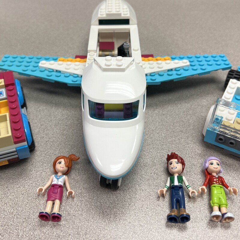 Lego Friends Plane/2 Cars, Multi
As is