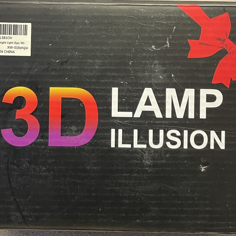3d Lamp Illusion Minecraf, Multi, Size: NEW!