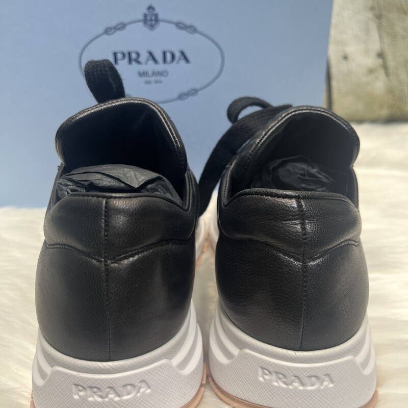 Prada Praxx 001, Black, Size: 36 1/2