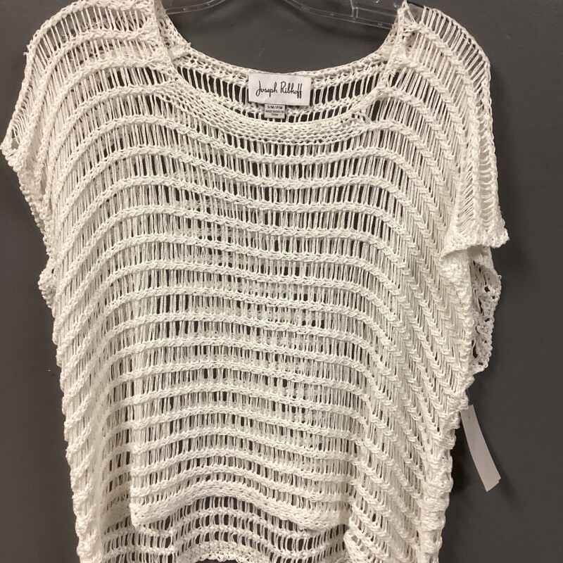 Ss Crochet Sweater, White, Size: Sm/med