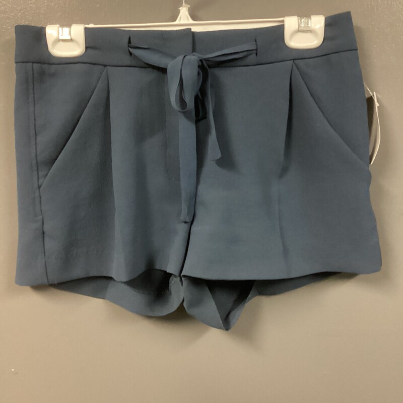 Shorts W Belt, Blue, Size: 2 Sm