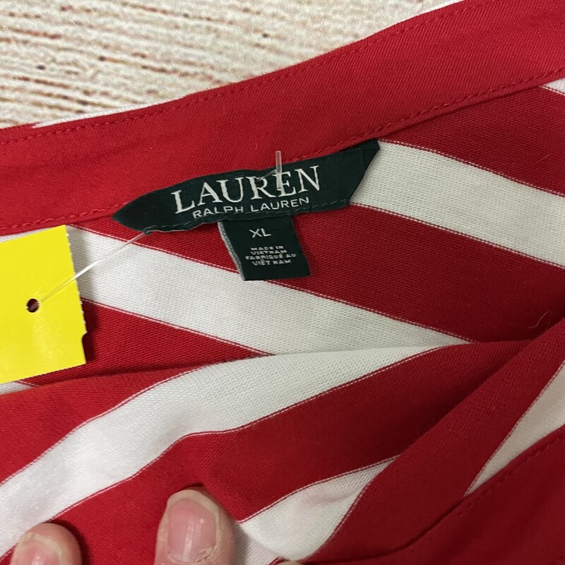 R Lauren Dress, Red, Size: XL