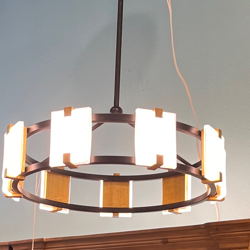 Modern 9 Light Chandelier, LED, Round
26in diameter