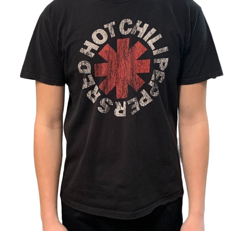 Red Hot ChiliPeppers, Black, Size: Large