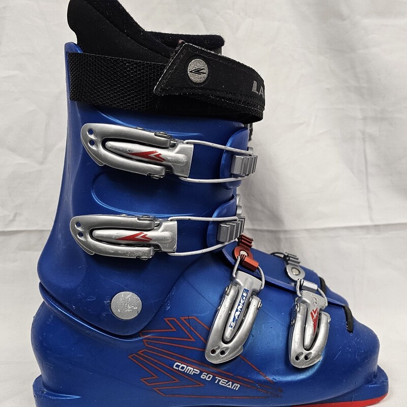 Pre-owned Lange Comp 60 Team Ski Boots, Mondo Point 23.5, Size: 5.5