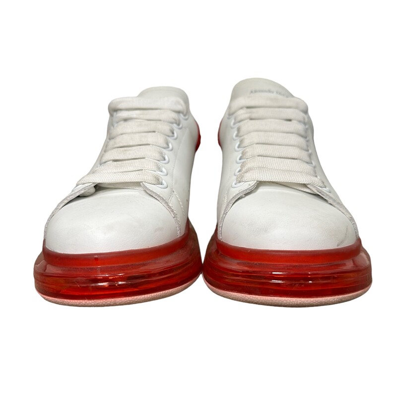 McQueen Red Crystal Sneakers<br />
 Size:40<br />
Minor scuffing