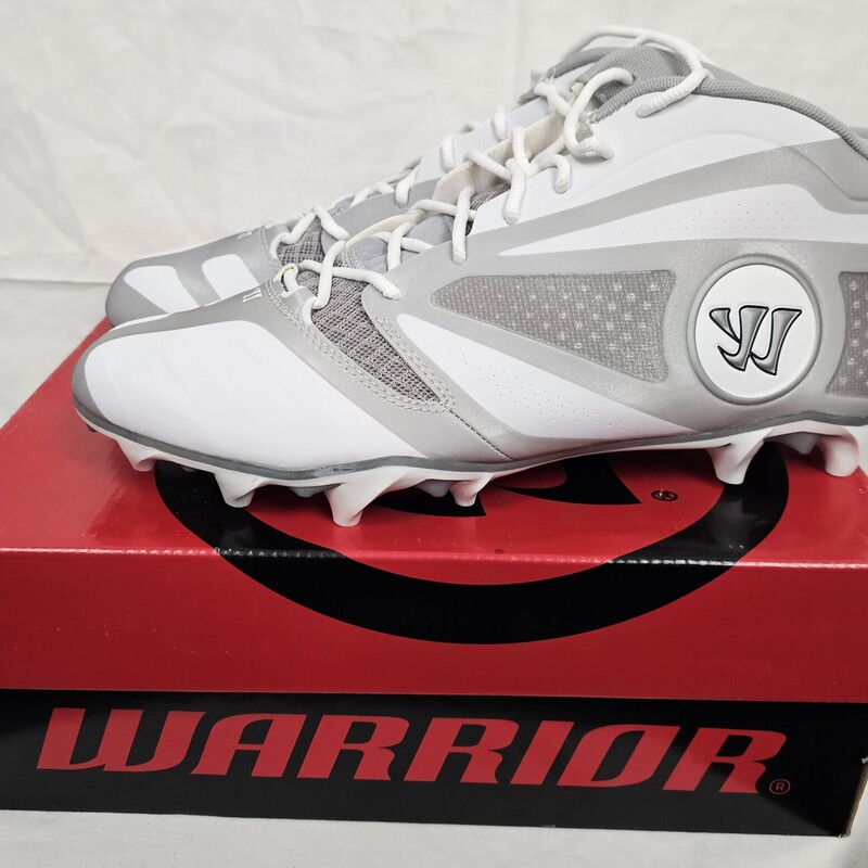 NEW Warrior Burn 7.0 Mid Lacrosse Cleat, Size: 13, MSRP $119