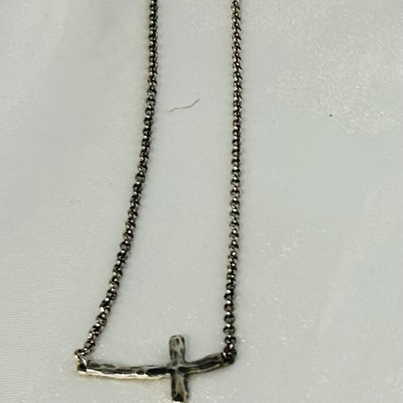 925 Chapin & Hollister Cross Necklace
Silver Size: 18.5L
