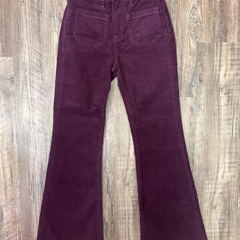 Gap 70s Flare Cord Pant, Purple, Size: Youth L