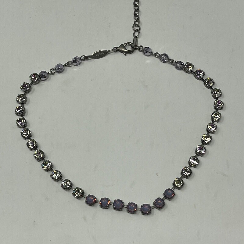 Sabika Art Fun Choker Necklace
Purple Silver Size: 18L