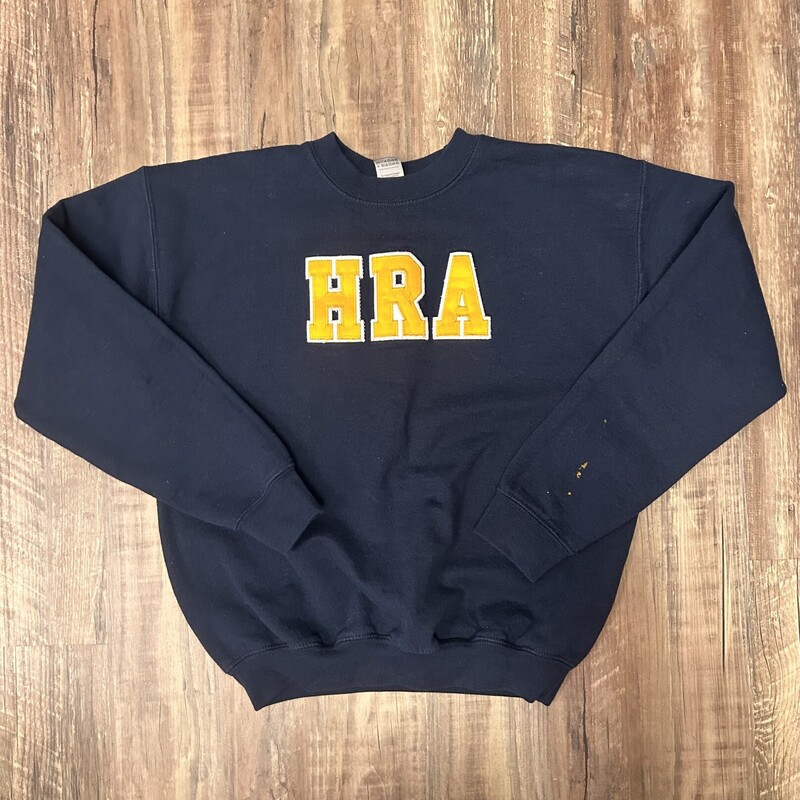 HRA School Pullover, Navy, Size: Youth L