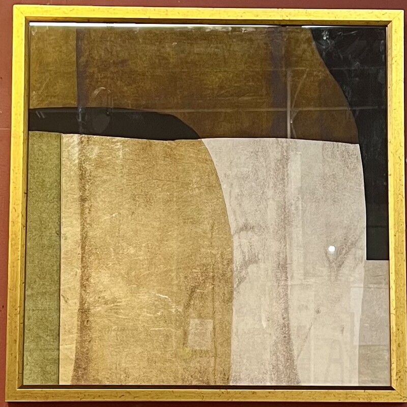 Square Abstract Print
Black Copper Gold Size: 26 x 26H