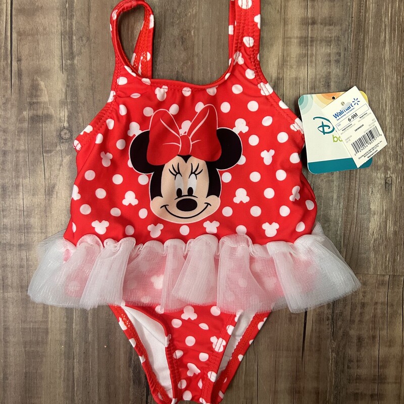 Minnie Mouse NWT 1pc, Red, Size: Baby 6-9M