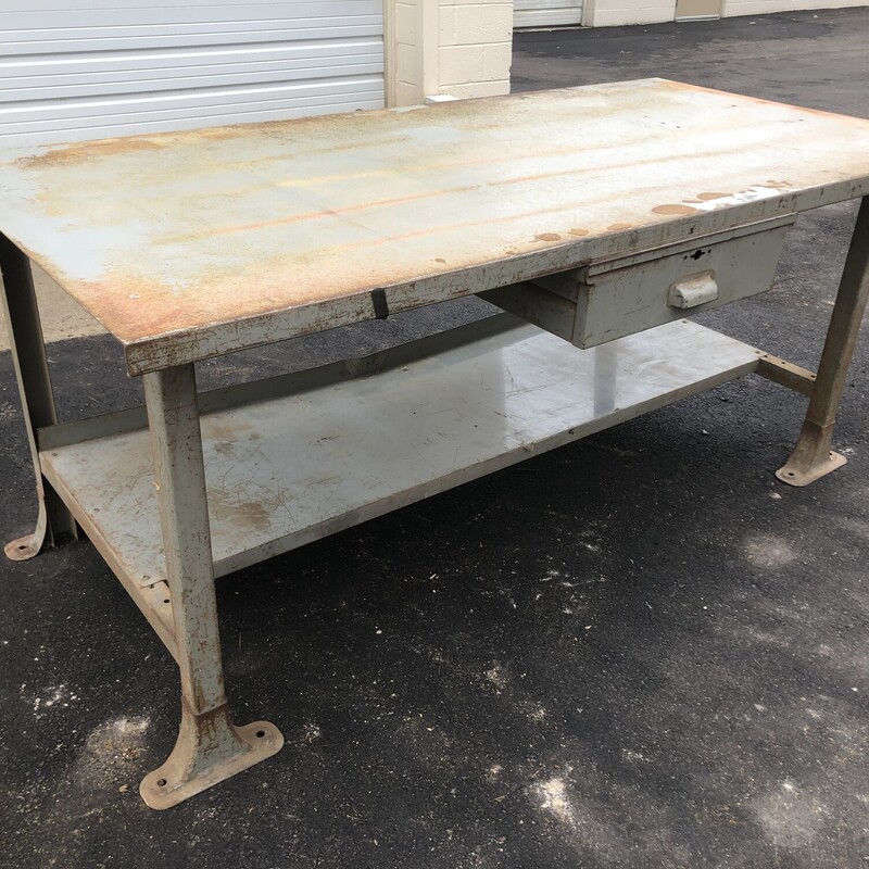 Steel Shop Table
