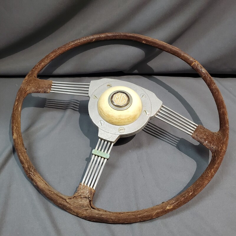 Vintage MG Stering Wheel