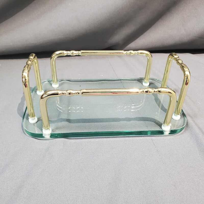 Guest Towel Holder Glass, Size: 10x6