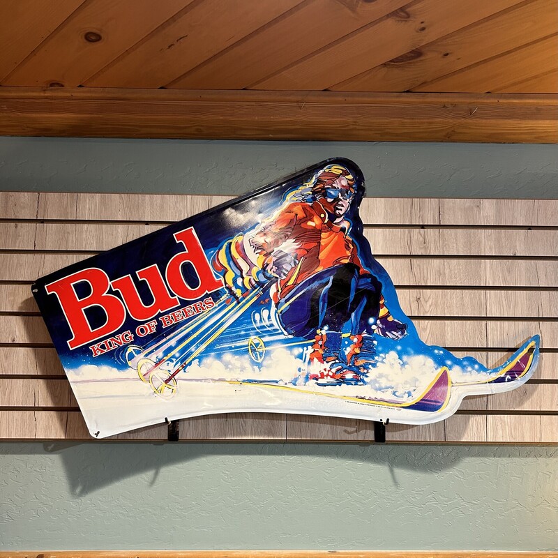 VTG Bud Ski Sign